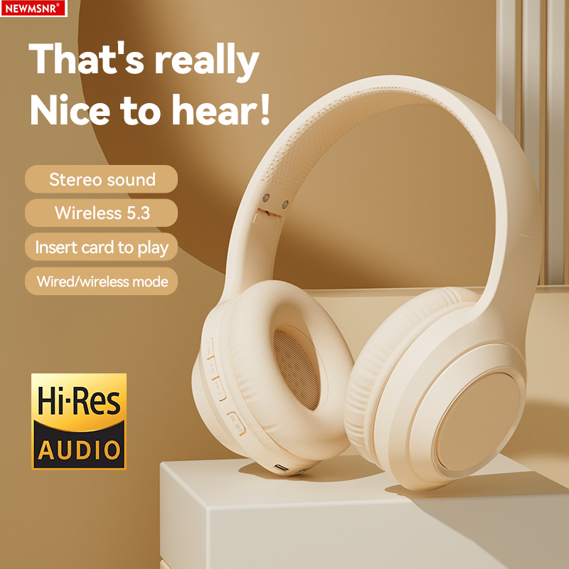 Anc Wireless Over Ear Headphones - Fones de Ouvido Estéreo com Som
