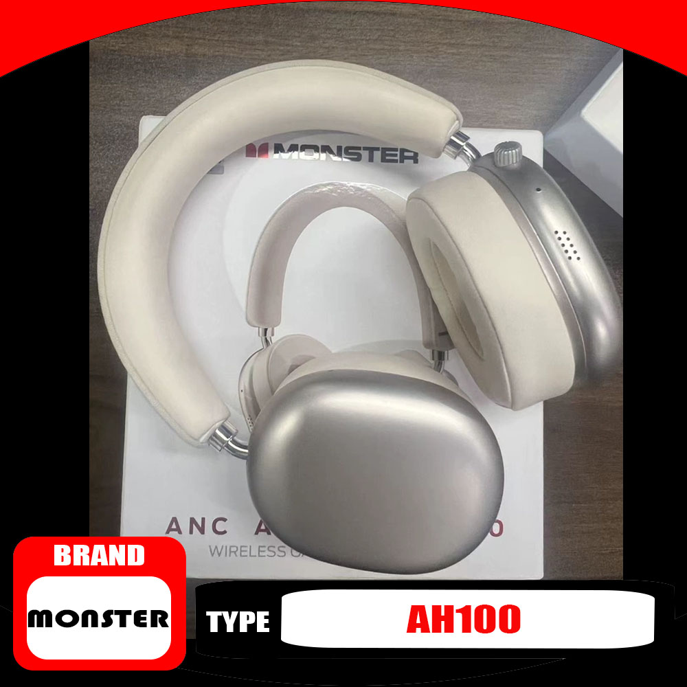 Anc Wireless Over Ear Headphones - Monster AH100, fones de ouvido com