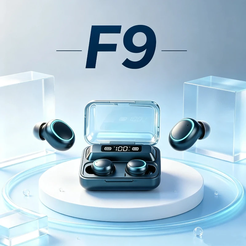 Tws Earbuds Bluetooth 5.3 - Novos Fones de Ouvido Bluetooth F9,