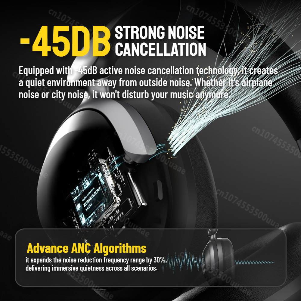 Zombies Cat S10 ANC Fones de o - Anc Wireless Over Ear Headphones avaliação e preço