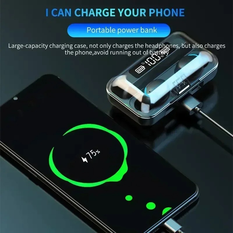 Fones de Ouvido Bluetooth 9D E - Tws Earbuds Bluetooth 5.3 avaliação e preço