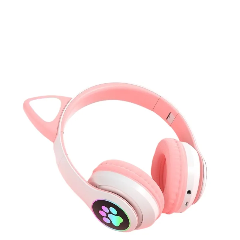Fones de ouvido bluetooth com  - Cat Ear Bluetooth Headset Led avaliação e preço