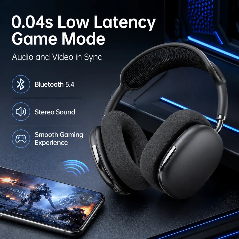 Fones de Ouvido Bluetooth Sem  - Anc Wireless Over Ear Headphones avaliação e preço