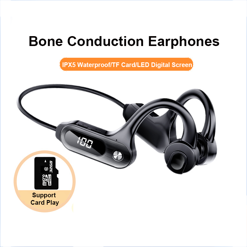 Bluetooth 5.3 Bone Conduction  - Bone Conduction Running Headphones avaliação e preço