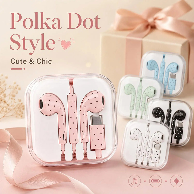 Fones de ouvido com fio, desig - Type C Wired Earphones With Mic avaliação e preço