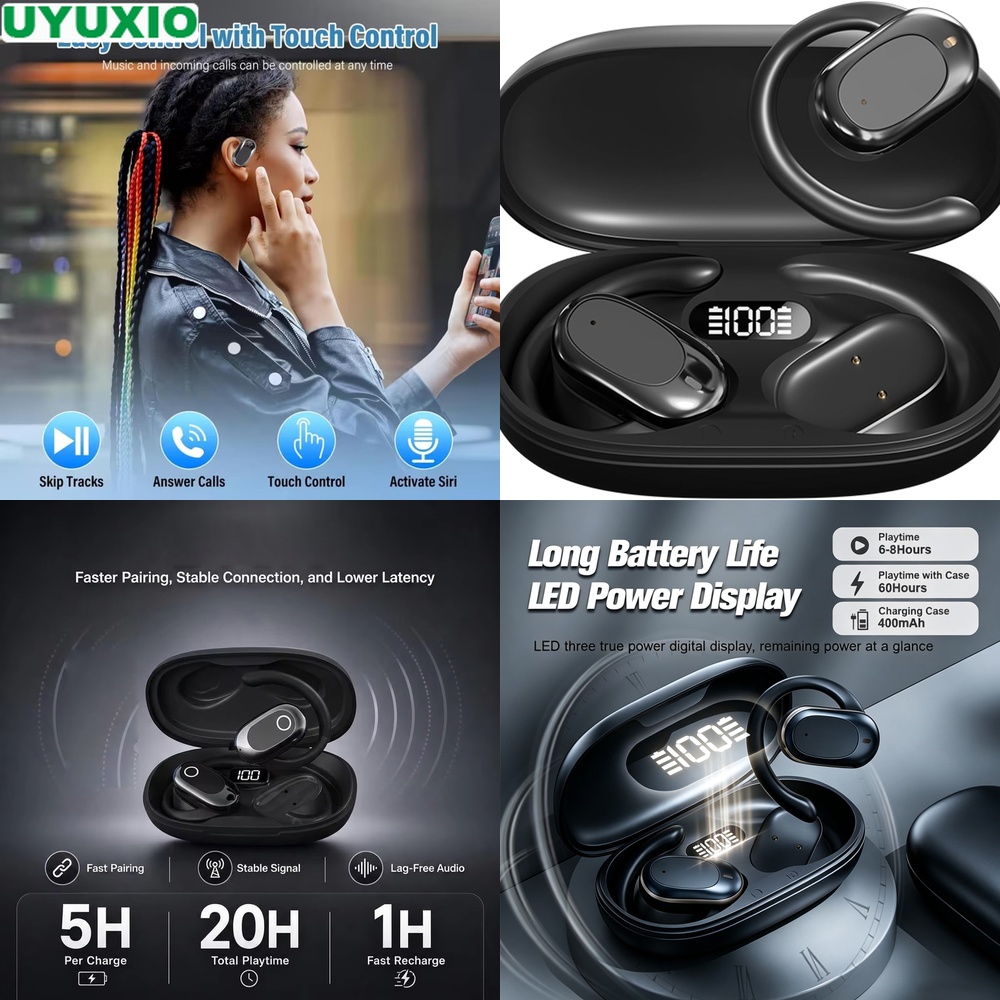 Fone de Ouvido OWS e Fones de  - Bone Conduction Running Headphones avaliação e preço