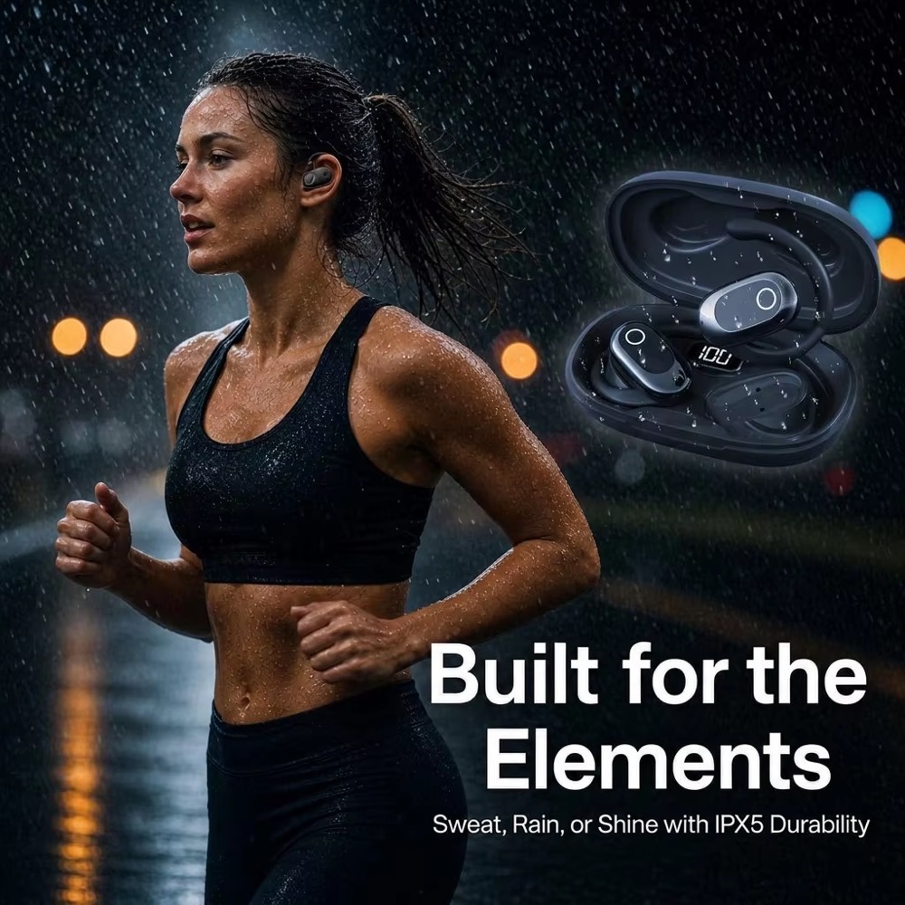 Fone de Ouvido OWS e Fones de  - Bone Conduction Running Headphones avaliação e preço