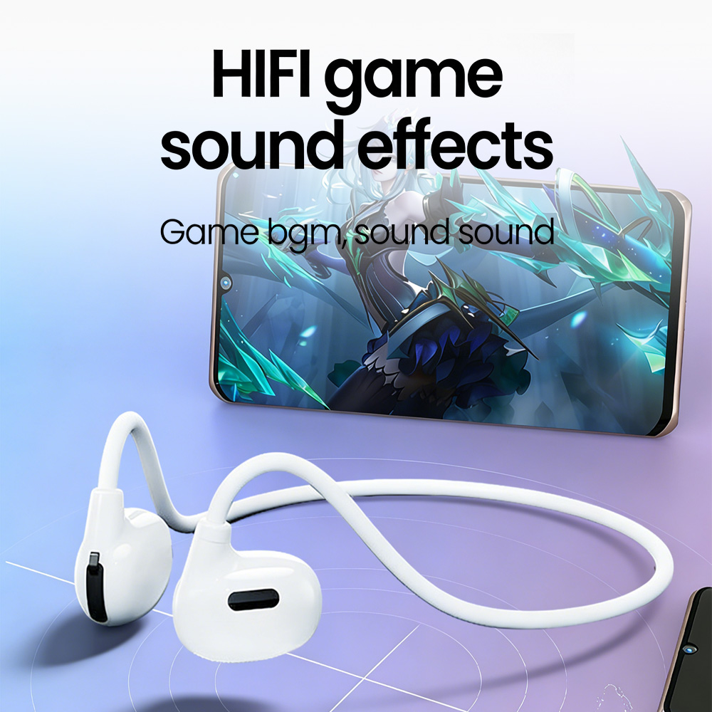 Fones de Ouvido Bluetooth Sem  - Open Ear Air Conduction Headphones avaliação e preço