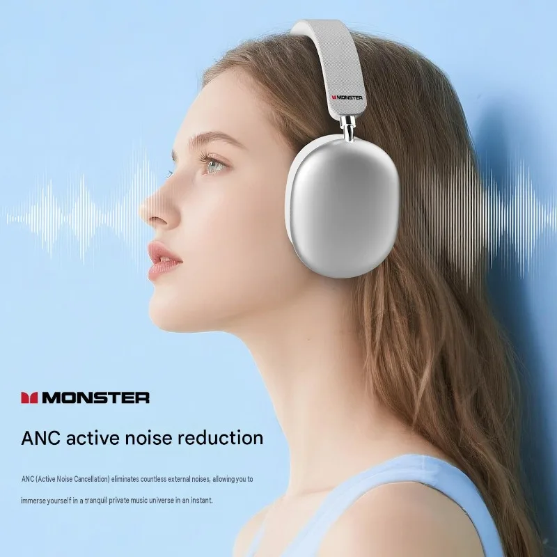 Monster AH100, fones de ouvido - Anc Wireless Over Ear Headphones avaliação e preço