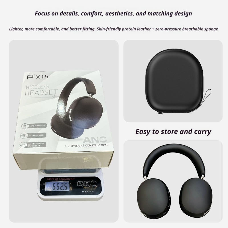Fones de Ouvido Bluetooth Sem  - Anc Wireless Over Ear Headphones avaliação e preço